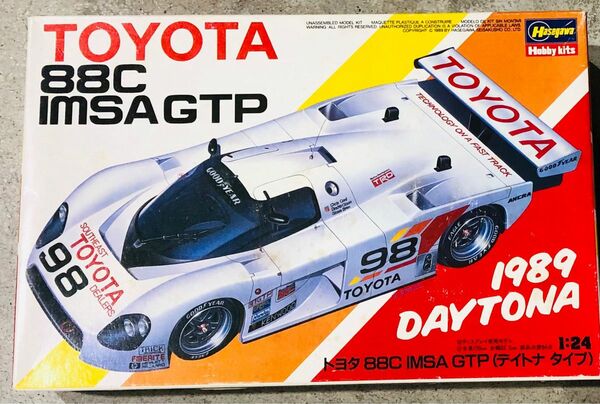 1/24プラモデル　ハセガワ　トヨタ88C IMSA-GTP デイトナタイプ