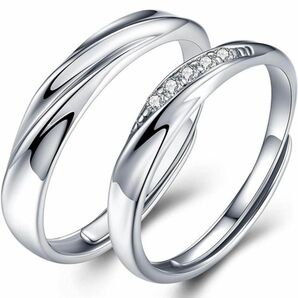 【最高品質】 ペアリング スワロフスキー SWAROVSKI 高級 結婚指輪 婚約指輪 レディース カップルリング ジュエリー