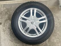 Exceeder エクシーダー 15インチアルミ　15×6J ET42 PCD114.3 5穴 BRIDGESTONE ブリヂストン スタッドレスタイヤ　195/65R15 4本セット_画像5