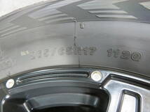 19年製造 ヨコハマ アイスガード G075 265/65R17 BLACK FORCE BF-8 8J +20 139.7-6H ブラック 4本 150系 プラド 210系 ハイラックス サーフ_画像4