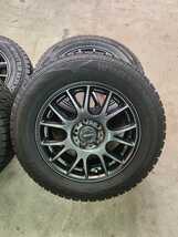 195/65R15 バリ溝 ダンロップ スタッドレス 4本セット PCD100 プリウスアリオンプレミオカルディナシエンタ_画像2