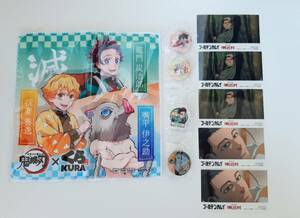 【非売品 10点セット】鬼滅の刃 名探偵コナン　安室さん ワンピース One Piece Film Red ゴールデンカムイ ハンカチ 消しゴム ビッくらポン