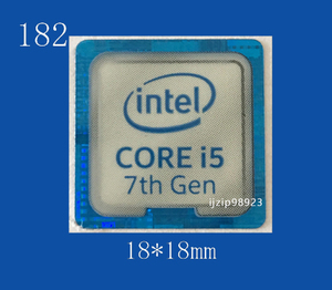 即決182【 CORE i5 7th Gen 】エンブレムシール追加同梱発送OK■ 条件付き送料無料 未使用