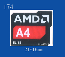 即決174【 AMD A4 ELITE 】エンブレムシール追加同梱発送OK■ 条件付き送料無料 未使用_画像1