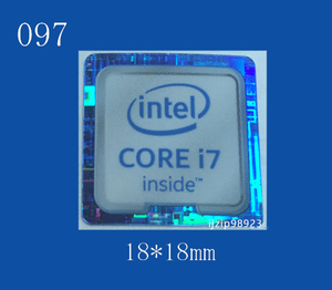 即決097【 CORE i7 】エンブレムシール追加同梱発送OK■ 条件付き送料無料 未使用