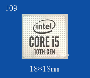 即決109【 Intel CORE i5 10TH GEN 】エンブレムシール追加同梱発送OK■ 条件付き送料無料 未使用