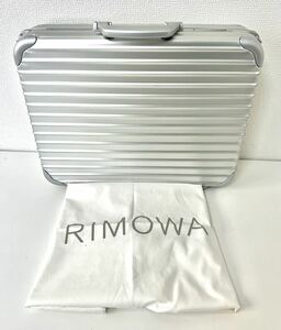 ○ RIMOWA リモワ アタッシュケース シルバー ビジネスバッグ ブリーフケース アルミニウム トランク 