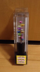 水中花 シフトノブ レトロ シフトレバー ビンテージ ミッション 造花 透明 クリスタル ジェットイノウエ