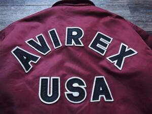 アヴィレックス AVIREX VIRSITY COACH JACKET 6172144 L 中綿コーチジャケット コマーシャルロゴ