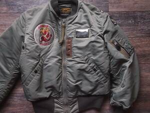 BUZZ BUZZ RICKSON'S TYPE MA-1 フライトジャケット LION UNIFORM INC.実名復刻モデル M バズリクソンズ M品番 ドラゴンワッペン