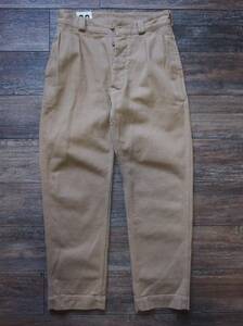 WAIPER.inc FRENCH ARMY M-52 CHINO TROUSERS 33 50sフランス軍 チノトラウザー 太畝