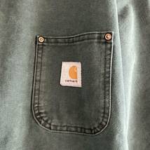 80s 90s Carhartt カーハート ミシガンチョアコート XXL グリーン ダック地 ブランケットライニング 古着 オリジナル ヴィンテージ_画像5