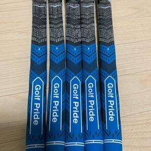 新品　ゴルフプライド　グリップ　5本セット　ブルー