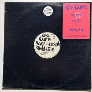 The Cure・Never Enough / Harold & Joe / Let’s Go To Bed　US Promo.12” from “Mixed Up”