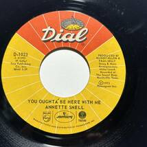 Annette Snell・You Oughta Be Here With Me/ Footprints On My Mind　US 7”　Lady Soul_画像1