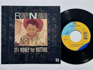 Randy Newman・It’s Money Matters / Roll With The Punches　US 7”