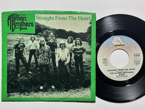 Allman Brothers Band・Straight From The Heart / Leavin’　US 7”