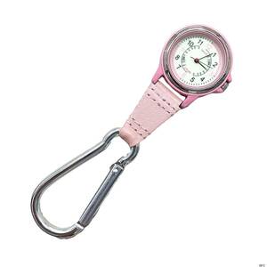 na- Swatch pink . light kalabina type pocket watch Pal s meter life waterproof small size lady's dressing up lovely free shipping simple 