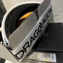 送料込●新品● DRAGON スノボゴーグル DX White C LUMALENS AMBER （VLT53%曇り）ドラゴン ゴーグル スノーボード スノボー スキー SKI_画像3