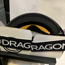 送料込●新品● DRAGON スノボゴーグル DX BLACK B LUMALENS AMBER （VLT53%曇り） ドラゴン ゴーグル スノーボード スノボー スキー SKI_画像5