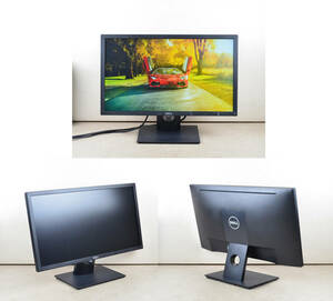 在庫処分！2台セット　DELL/HP　23型ワイド　フルHD　DP端子　LED　ディスプレイ　①