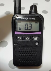 1円　無線　Wedge Talkie ウェッジトーキー WED-NO-001 無線機 トランシーバー 長距離 防水　インカム