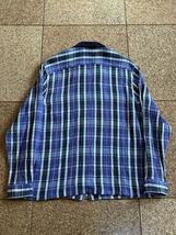 中古 Lサイズ Supreme Plaid Thermal Zip Up Shirt シュプリーム　プレイド　サーマル ジップ　アップ　シャツ_画像7