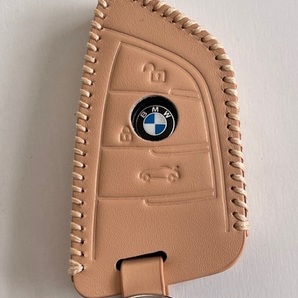 BMW Xタイプ GRスープラ 牛革ぴったりフィットケース Z4 GR supra GRスープラ スマートキーケース キーケース ベージュ色 1