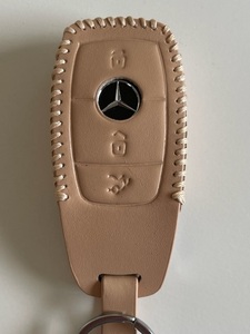 Ток Benz Current Model E -Class Perfect Fit Case W222 W213 W205 x253 Benz Mart Key Case Beige Color 1