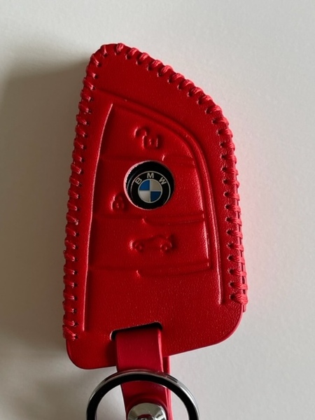 BMW Xタイプ GRスープラ 牛革ぴったりフィットケース Z4 GR supra GRスープラ スマートキーケース キーケース 赤色 1