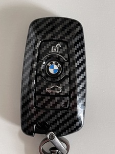 BMWFシリーズなどカーボン調キーケース 軽さ剛性 硬度 耐衝撃性 BMWスマートキーケース BMWキーケース BMWキーレスケース 2