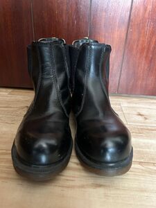 Dr.Martens　ドクターマーチン　サイドゴア　ブーツ　ブラック　黒　スチールトゥ　イングランド製　厚底　used 古着屋