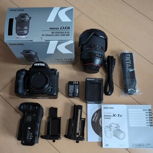 ペンタックスK-1 MarkII、DFA 24-70mm、グリップセット