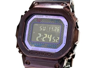 中古 駆動OK CASIO カシオ G-SHOCK ジーショック フルメタル GMW-B5000PB-6JF SS デジタル文字盤 メンズ 腕 時計 タフソーラー