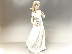 1円～ 売り切り 中古 訳あり LLADRO リヤドロ 素敵な宝物 No.6921 少女 花摘み 工芸品 西洋陶磁器 置物 インテリア コレクター