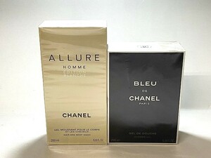 未使用 CHANEL シャネル アリュール/ブルー ヘアアンドボディシャンプー エディシオンブランシュ/ボディウォッシュ 200ml/2点セット コスメ