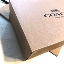 COACH ショップ袋 ショッピングバッグ 紙袋 コーチ ギフトボックス Ｌサイズ 箱 のみ プレゼント用 茶箱 衣類 バッグ マフラー 最適 新品_画像3