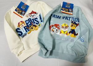 福袋3F1532*激安sale!!新品 こども服 長袖トレーナーsize110　2枚★PAW PATROLパウ・パトロール