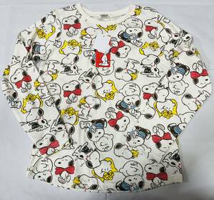 *4883* super-discount sale!! new goods ... clothes long sleeve T shirt size130 1 sheets *PEANUTS. Snoopy 