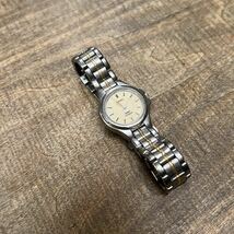 37【中古】ビンテージSEIKO SPIRIT Titanium 1F21-0K80セイコーレディース腕時計 スピリットチタニウム シルバーゴールド アイボリー文字盤_画像4
