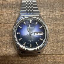 17【中古】1971年 ビンテージセイコー SEIKO 5 ACTUS SS 23石 ネイビー色文字盤 ヴィンテージメンズ腕時計 セイコーファイブアクタスSS _画像2