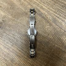 37【中古】ビンテージSEIKO SPIRIT Titanium 1F21-0K80セイコーレディース腕時計 スピリットチタニウム シルバーゴールド アイボリー文字盤_画像6