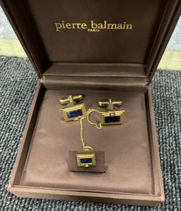 ◎【売り切り】pierre balmain ネクタイピン タイピン カフス アクセサリー　小物　箱付き