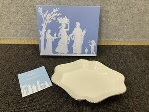 ■【売り切り】WEDGWOOD（ウェッジウッド）インタグリオ プラチナ ダイヤディッシュ