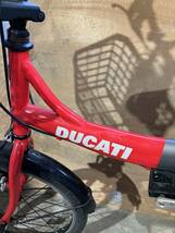 ★【売り切り】DUCATI（ドゥカティ）折りたたみ自転車 SHIMANO6速 20インチ《直接引取歓迎》_画像5