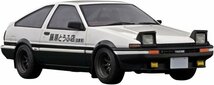 【新品】イグニッションモデル 1/18 頭文字D トヨタ スプリンター トレノ 3Dr GT Apex AE86 ホワイト ブラック_画像1