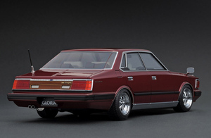 IG 1/18 Nissan Gloria (P430) 4Door Hardtop 280E Brougham ワインレッド Wine Red IG1468 現状品 グロリア ニッサン