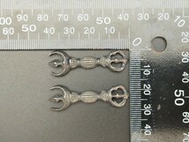 目貫　法具図　三鈷杵　合金製　現代作　日本刀装具_画像3