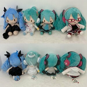 【中古品】初音ミク スペシャルふわふわぬいぐるみ/深海少女/ホワイトドレス・メガジャンボ ナチュラル 計4種セット プライズ【同梱不可】