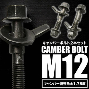 キャンバーボルト 12mm 2本セット キャンバー調整 ±1.75度 M12 L700S ミラ ジーノ フロント